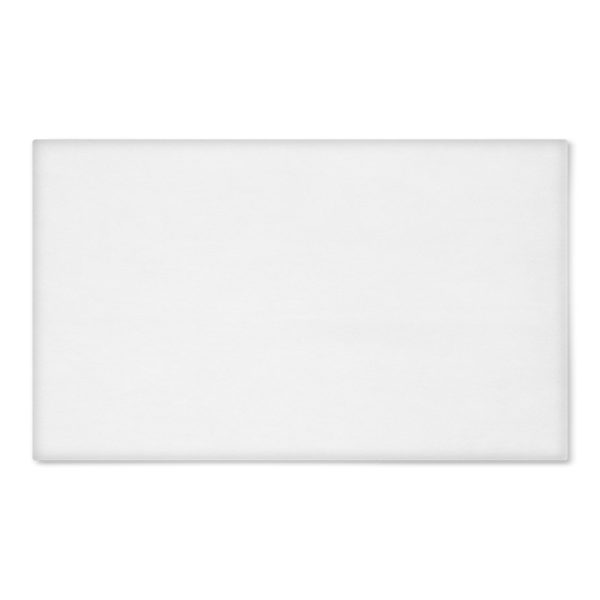 Funda de Almohada Personalizada Reverso Vista posterior blanca de nuestra funda de almohada personalizada en formato rectangular