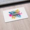 Limpiapiés Personalizado para Cocina - Crea2 Alfombra limpiapiés personalizada de 60 x 40 cm con diseño temático en la puerta de la cocina