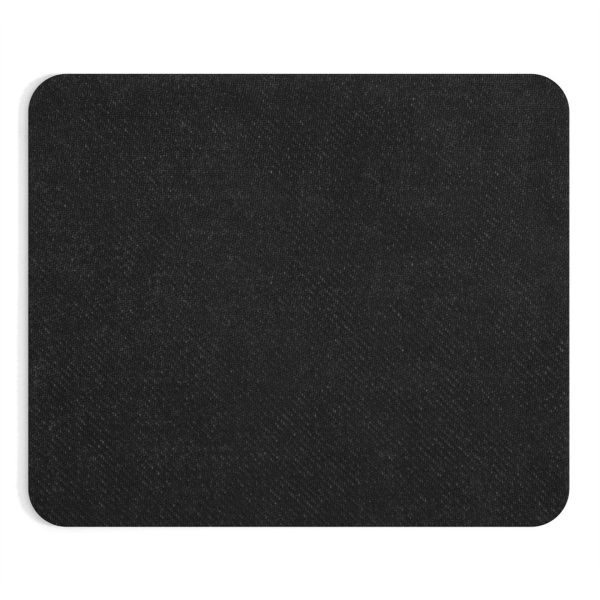 Vista de la parte trasera de goma antideslizante del mousepad personalizado 24x20 cm