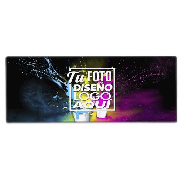 Mousepad personalizado 80 x 30 cm con diseño a todo color impreso en toda la superficie