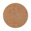Base antideslizante de los posavasos personalizados redondos MDF y corcho (9,5 cm)