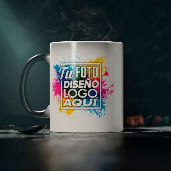 Efecto Taza Mágica Personalizada 11 oz 325 ml Acercamiento al efecto de desaparición de la capa oscura en la taza mágica personalizada 11 oz 325 ml
