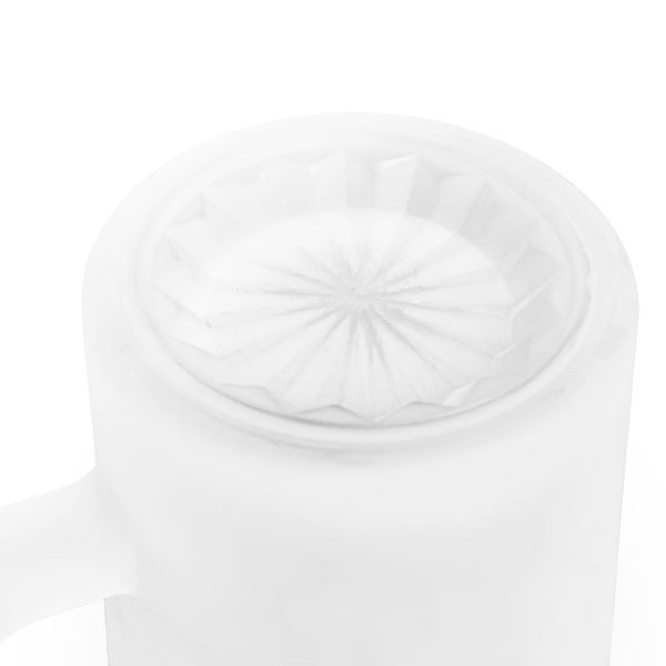 Base gruesa de vidrio con diseño de estrella del vaso shopero personalizado 16 oz 470 ml